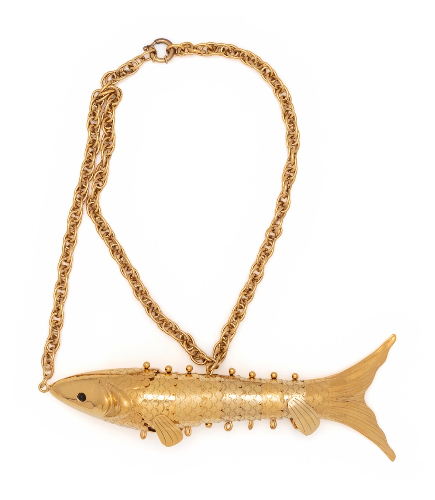 Loewe, Articulated Fish Necklace, 2016