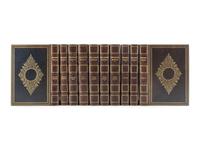 [BINDINGS] -- [LITERATURE]. A group of 6 works related primarily to literature, comprising: