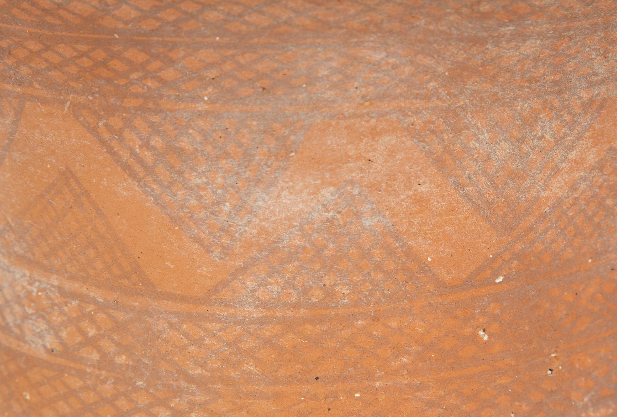 Three Neolithic Style Earthenware Footed Vessels