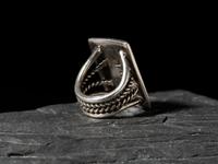 Silver and Turquoise Ketoh-style Ring