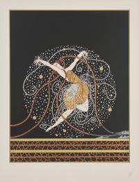 Erte (Russian/French, 1892-1990) — Ondee , 1980s
