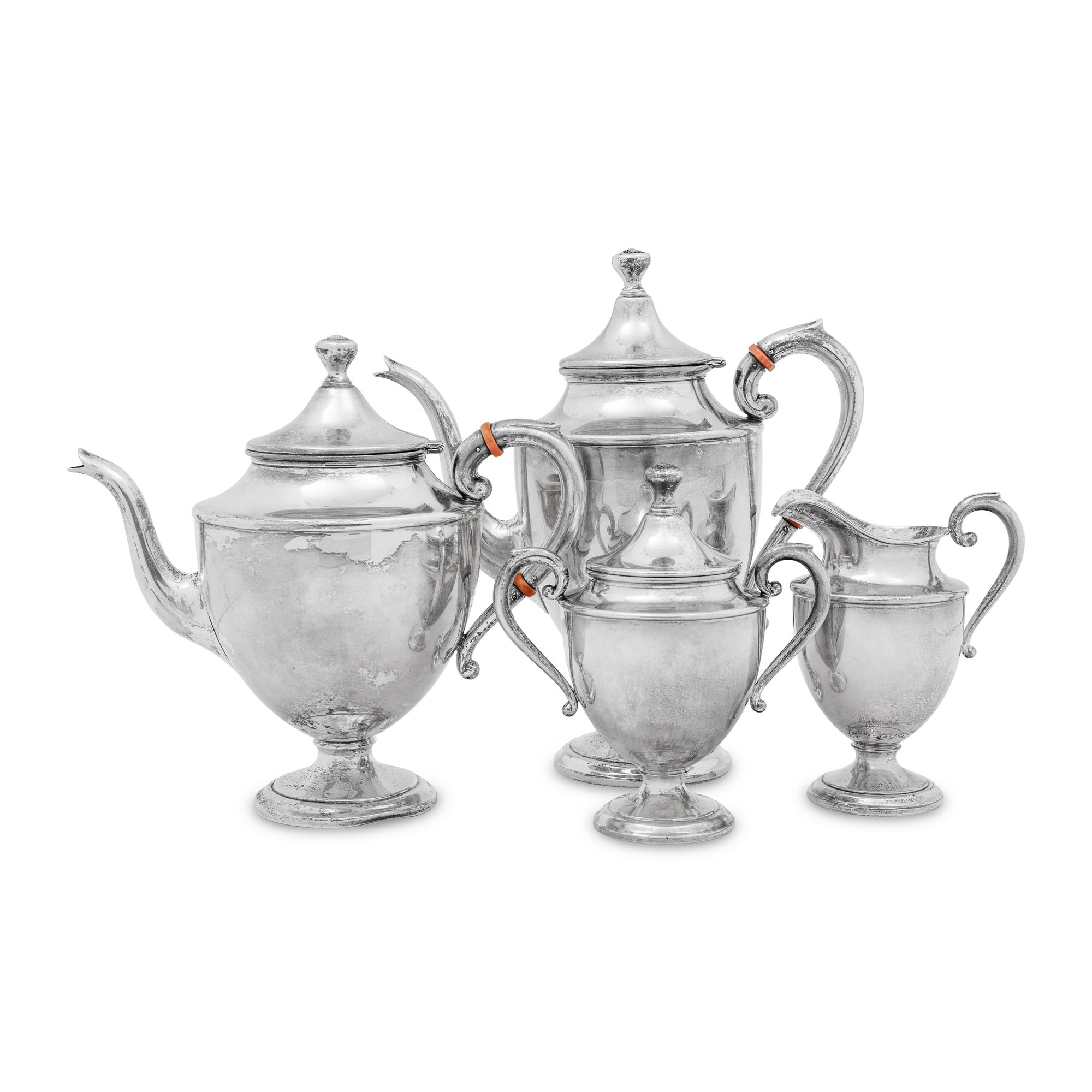 An American Silver Four-Piece Tea and Coffee Service
