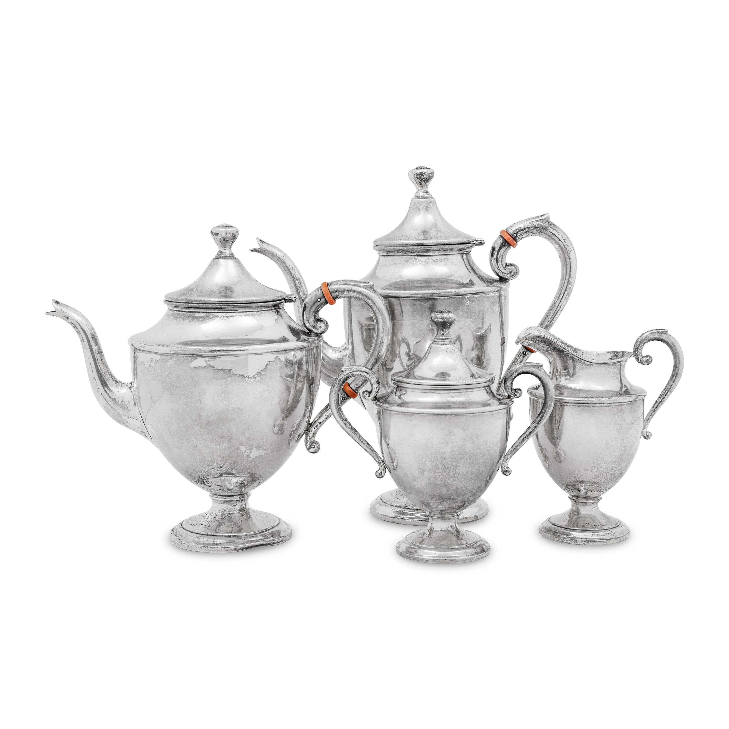 An American Silver Four-Piece Tea and Coffee Service