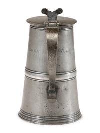 A Scottish Pewter Communion Flagon