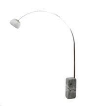 An Achille and Pierre Giacomo Castiglioni, Flos, Arco Adjustable Floor Lamp Height 95 x width 82 x depth 13 inches — ITALY, CIRCA 1970