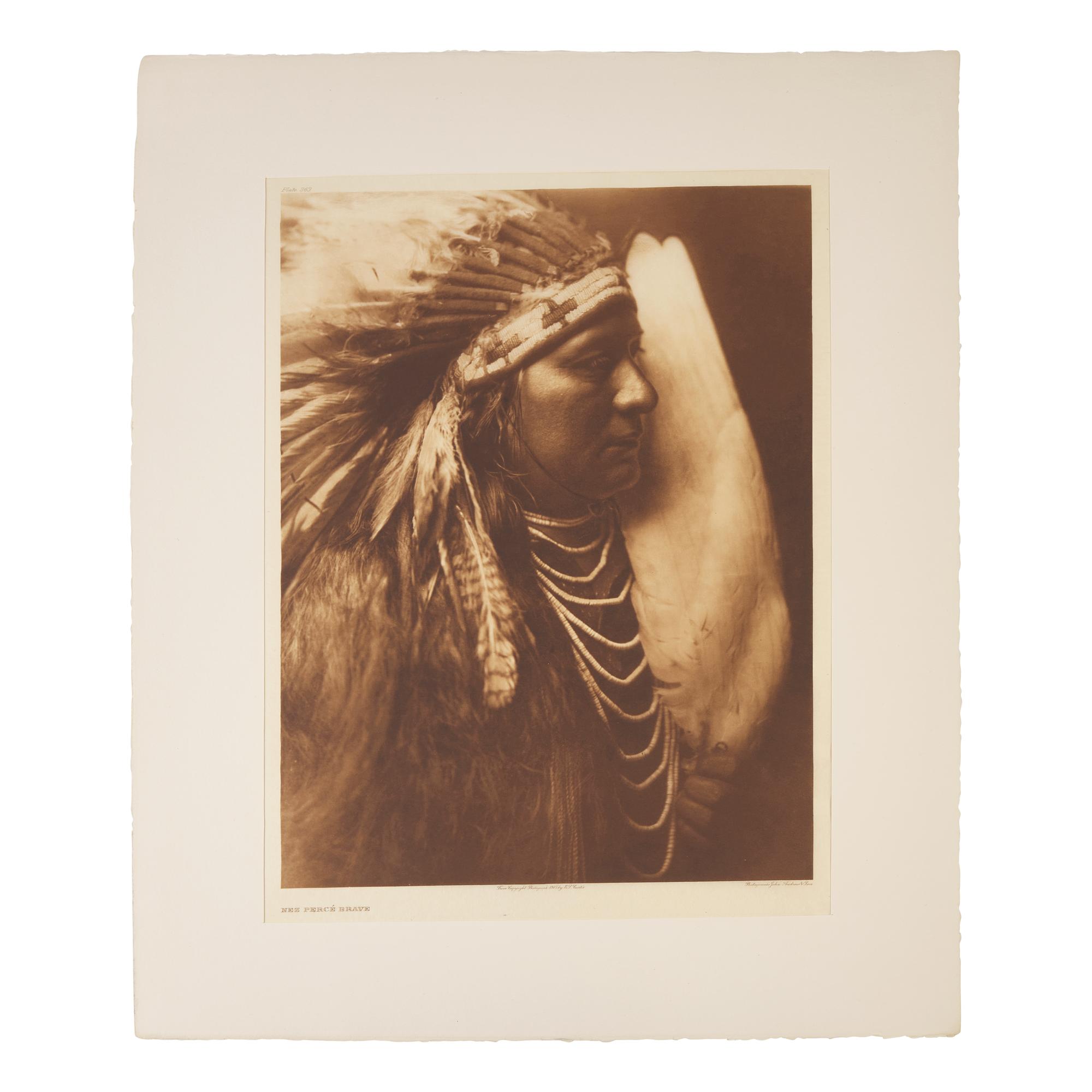 Edward Curtis (American, 1868-1952) — Nez Perce Brave Plate 263