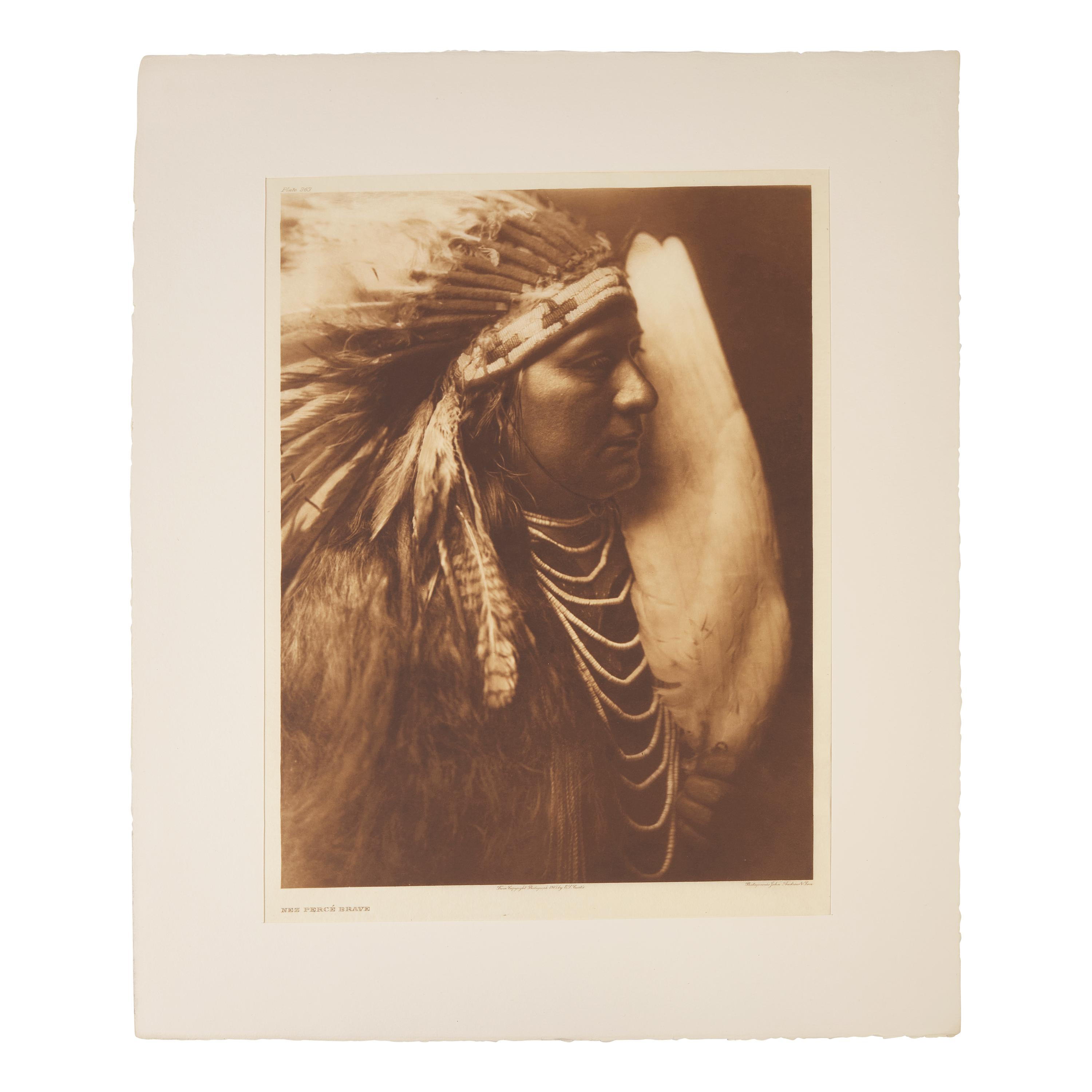 Edward Curtis (American, 1868-1952) — Nez Perce Brave Plate 263