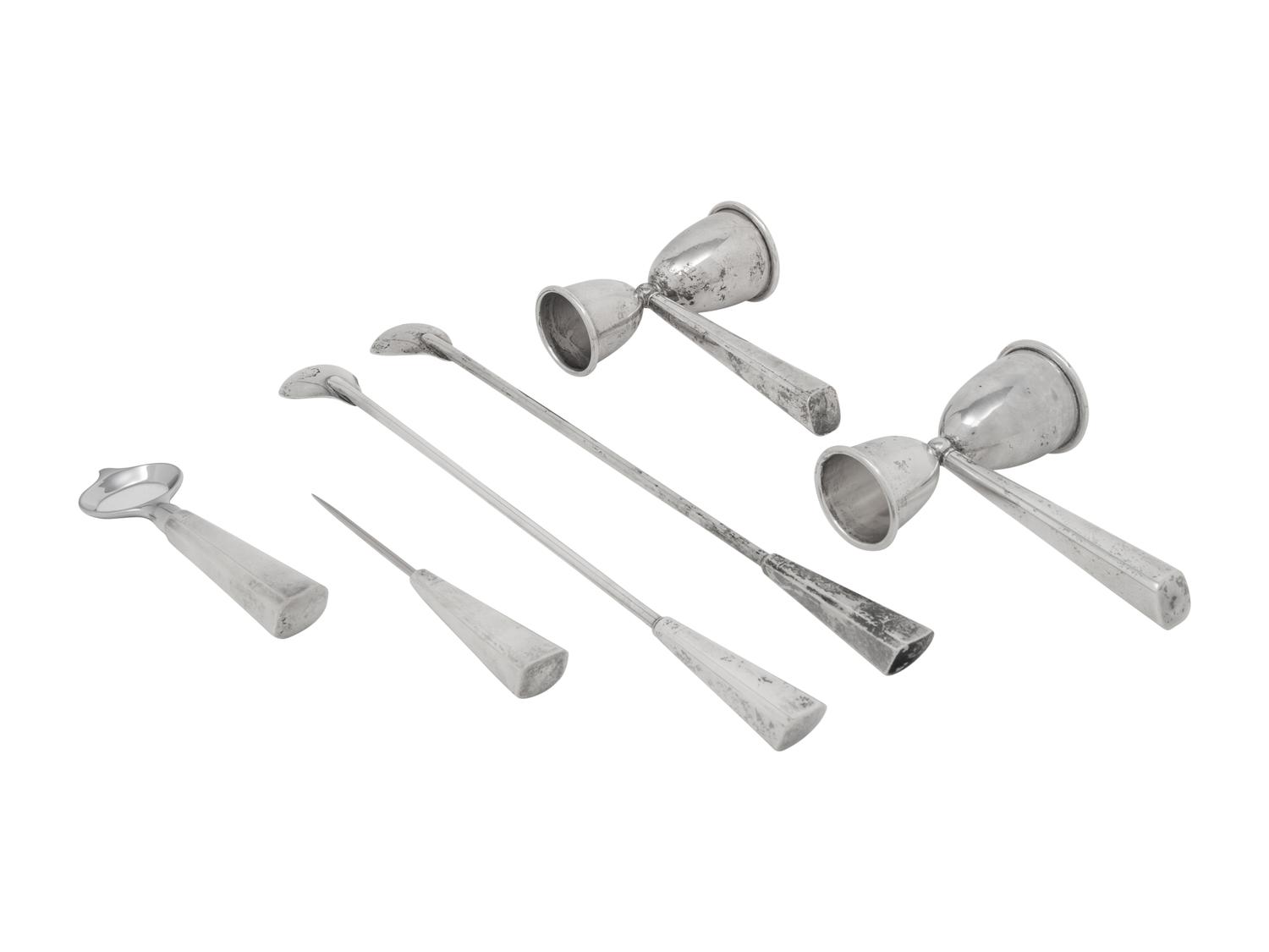 An Assembled Set of Silver Barware