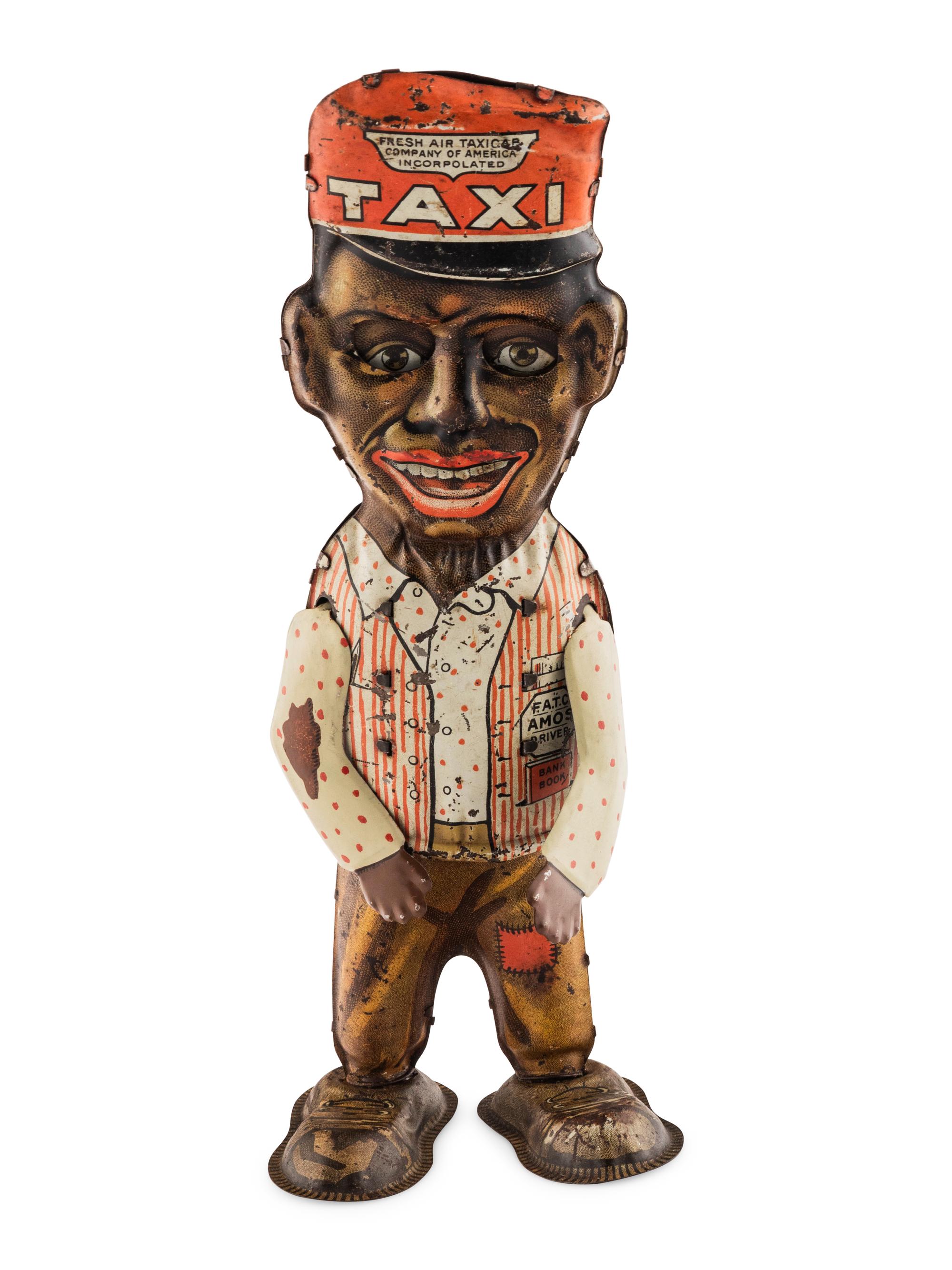 A Group of Three Tin Lithograph Walker Toys