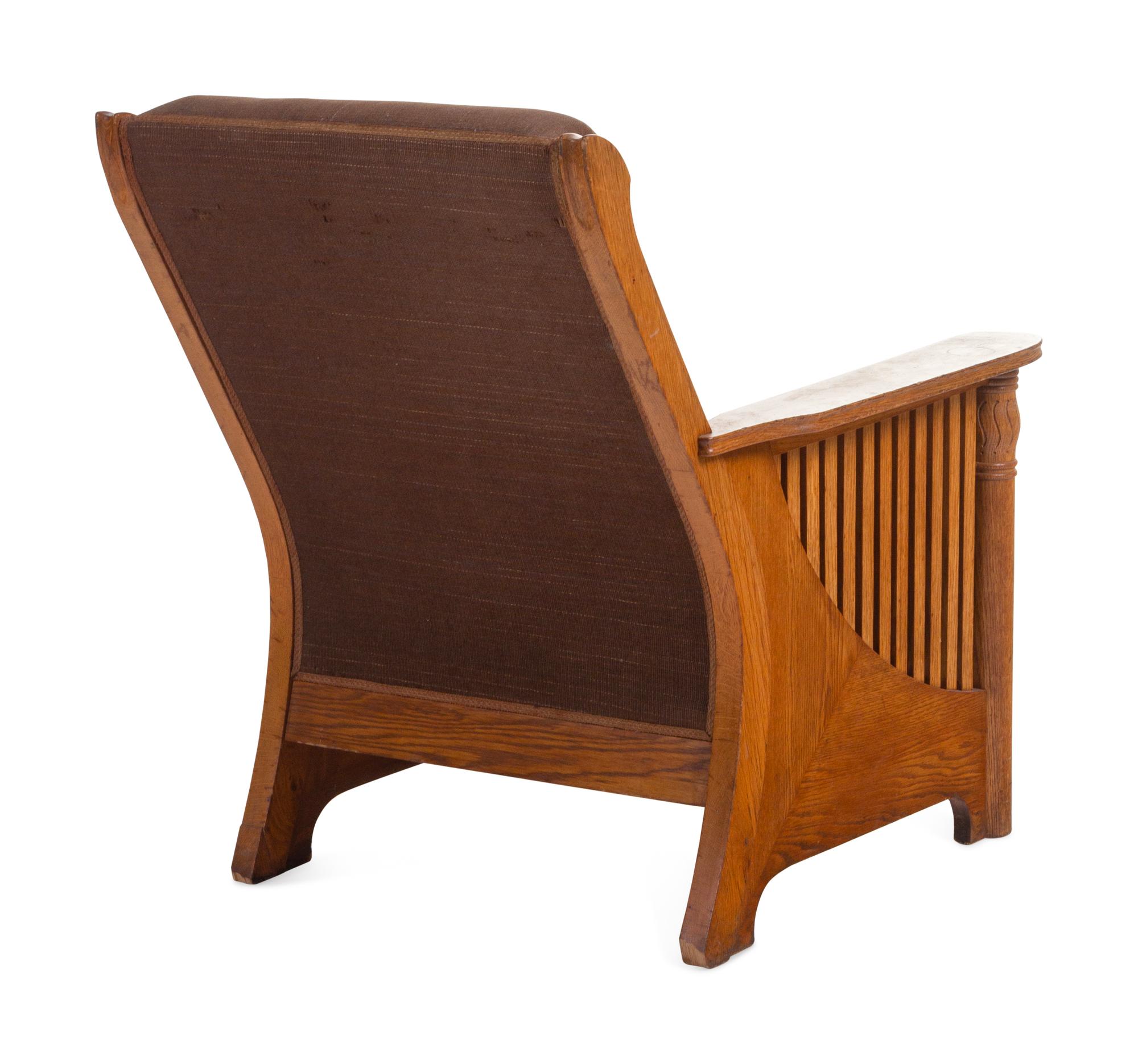 Jugendstil Lounge Chair, c. 1900