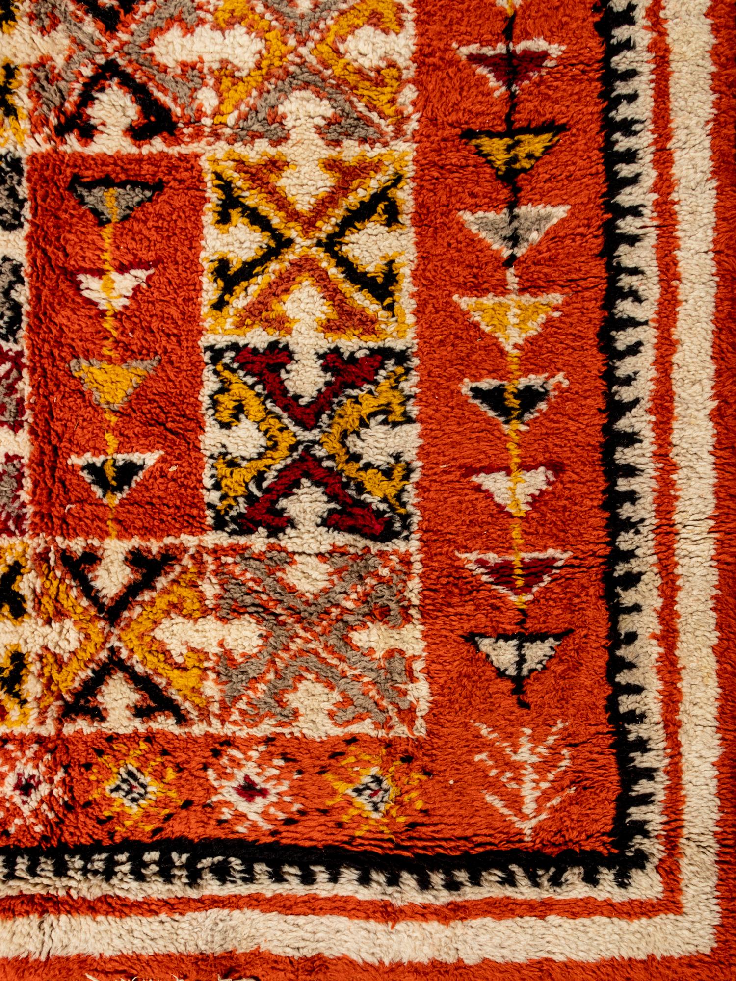 A Moroccan Wool Rug