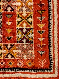 A Moroccan Wool Rug