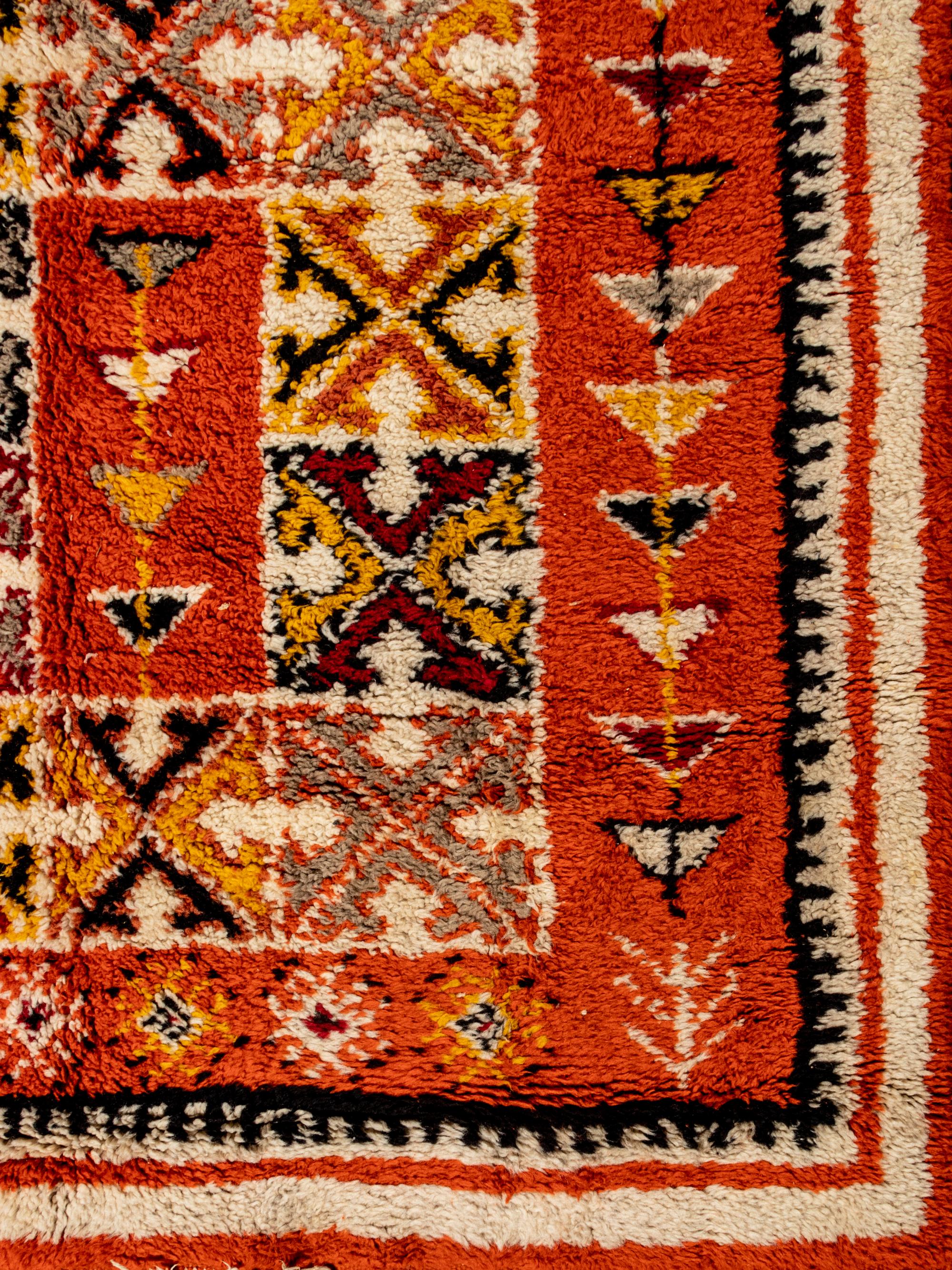 A Moroccan Wool Rug