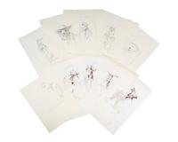 Moser, Barry. Group of 10 Original Illustrations for "Jump! The Adventures of Brer Rabbit"