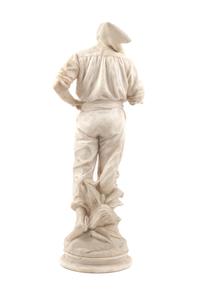A Continental Alabaster Figure
