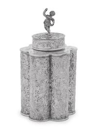 An Austro-Hungarian Silver Tea Caddy