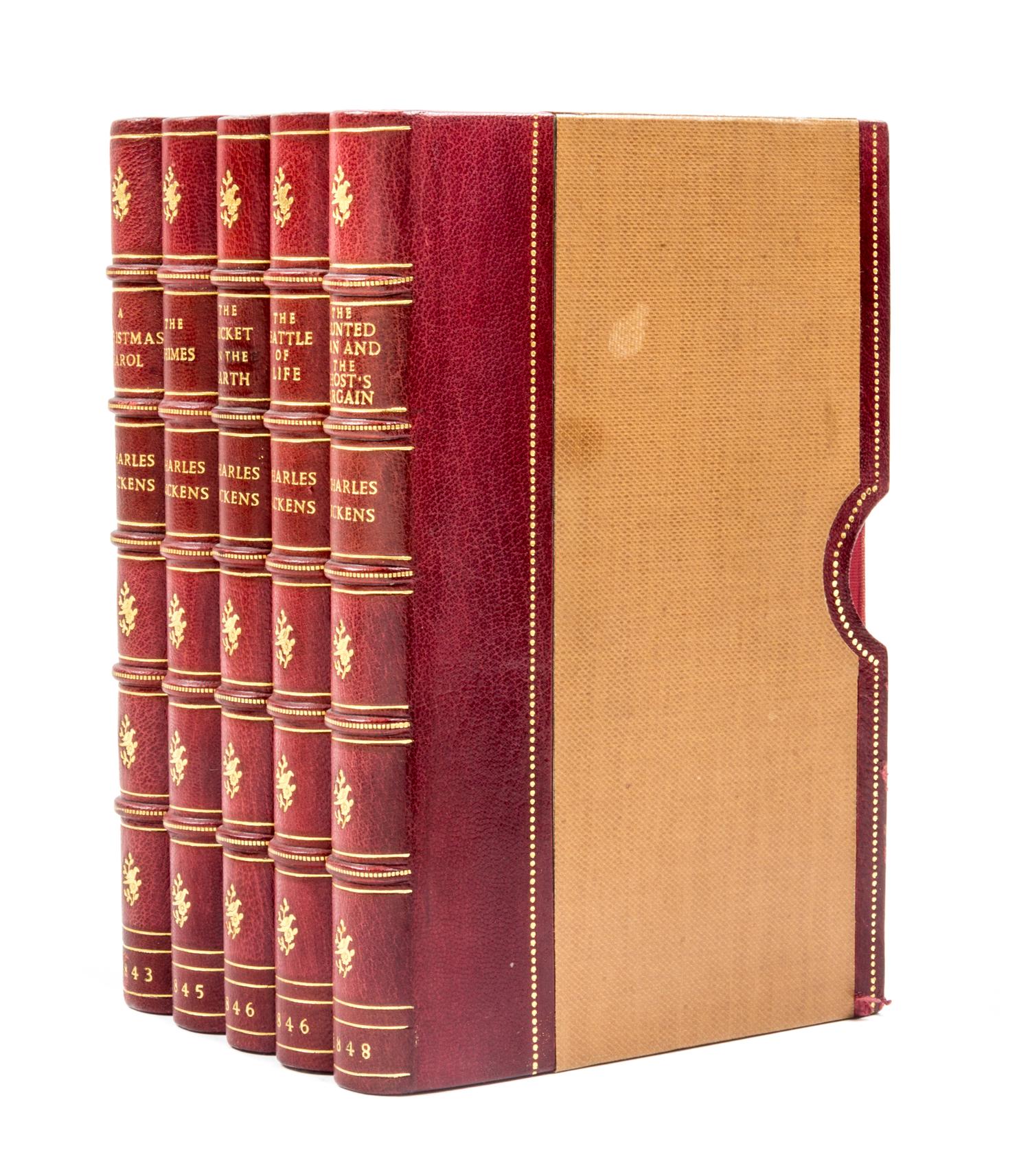 DICKENS, CHARLES. The Christmas Books, 5 vols.
