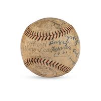 A 1930s World Champion Era St. Louis Cardinals Team Signed Autograph Baseball (PSA and JSA Letters of Authenticity),