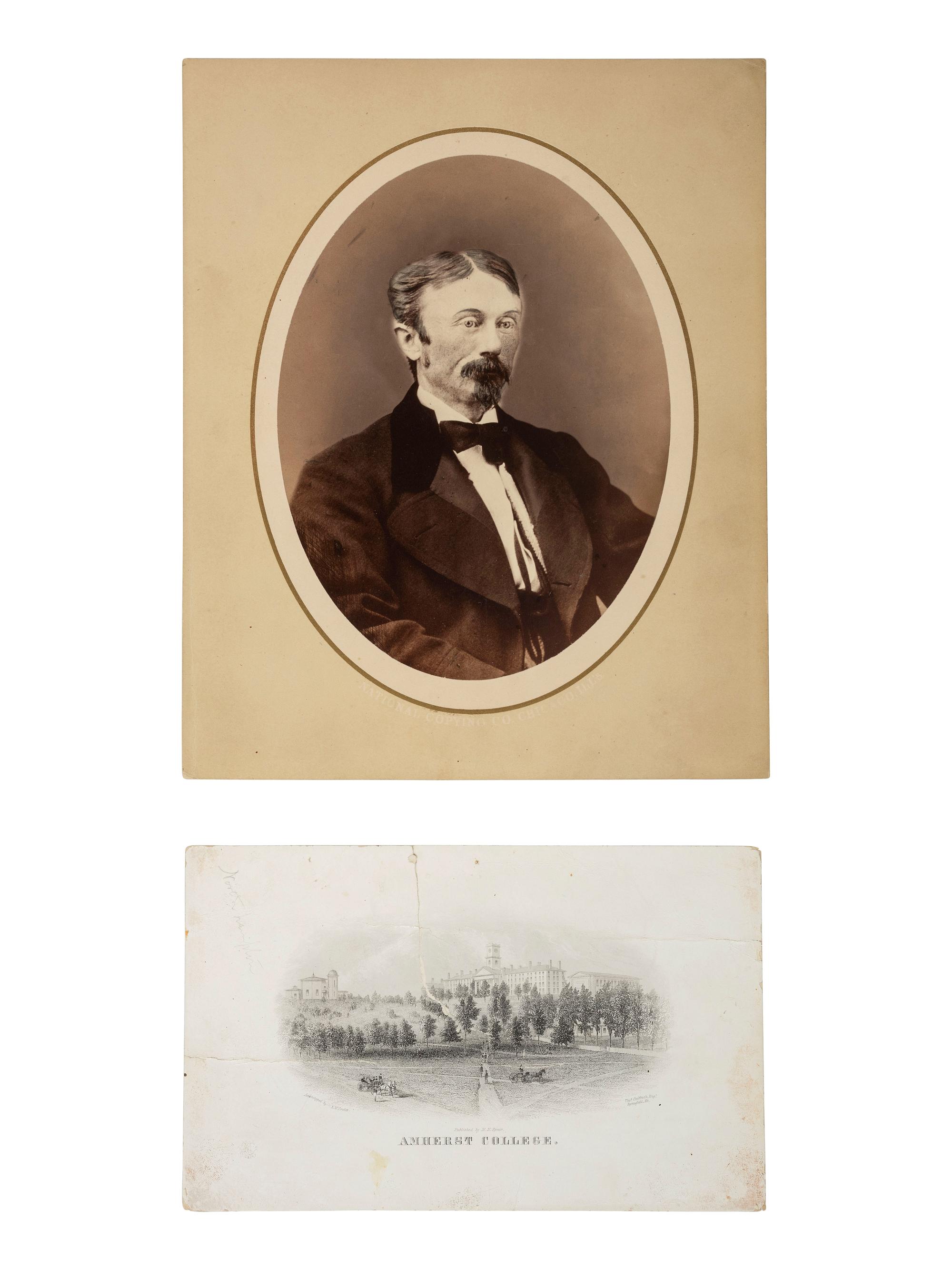 Photo-Illustrated Books & Photography Albums Portraits of the Class of 1858, of Amherst College, Amherst, Mass . Springfield: D.B. Spooner & Co., Photographers, 1858. Including pre-war portraits of Union officers.