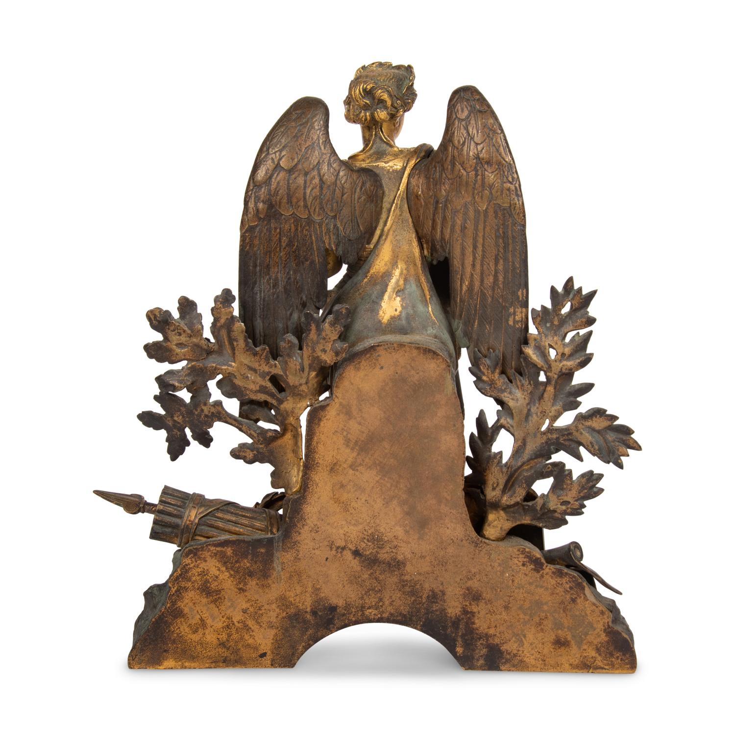A French Gilt Bronze Clock Figure