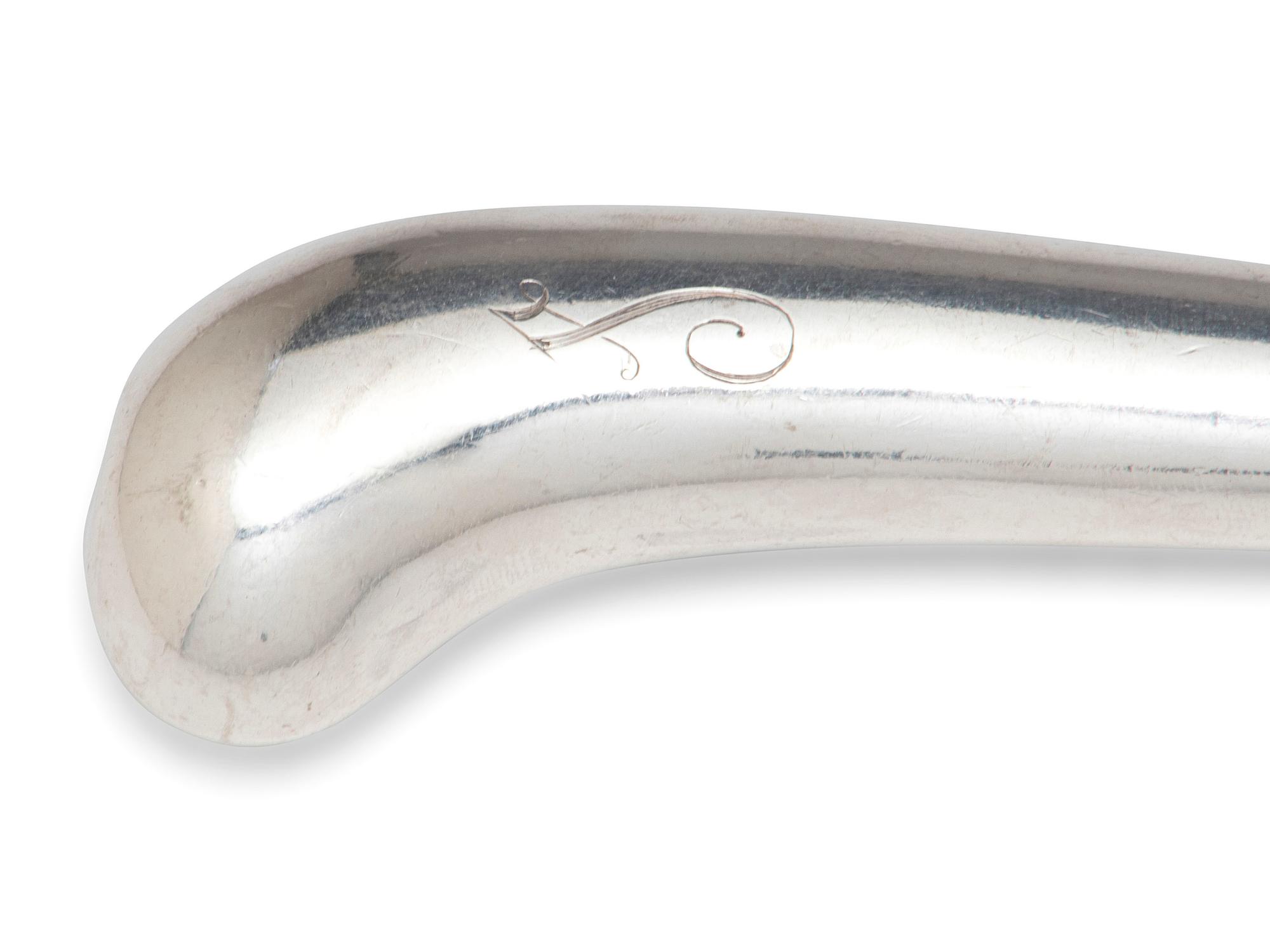 An Assembled Hanoverian Silver Flatware Service