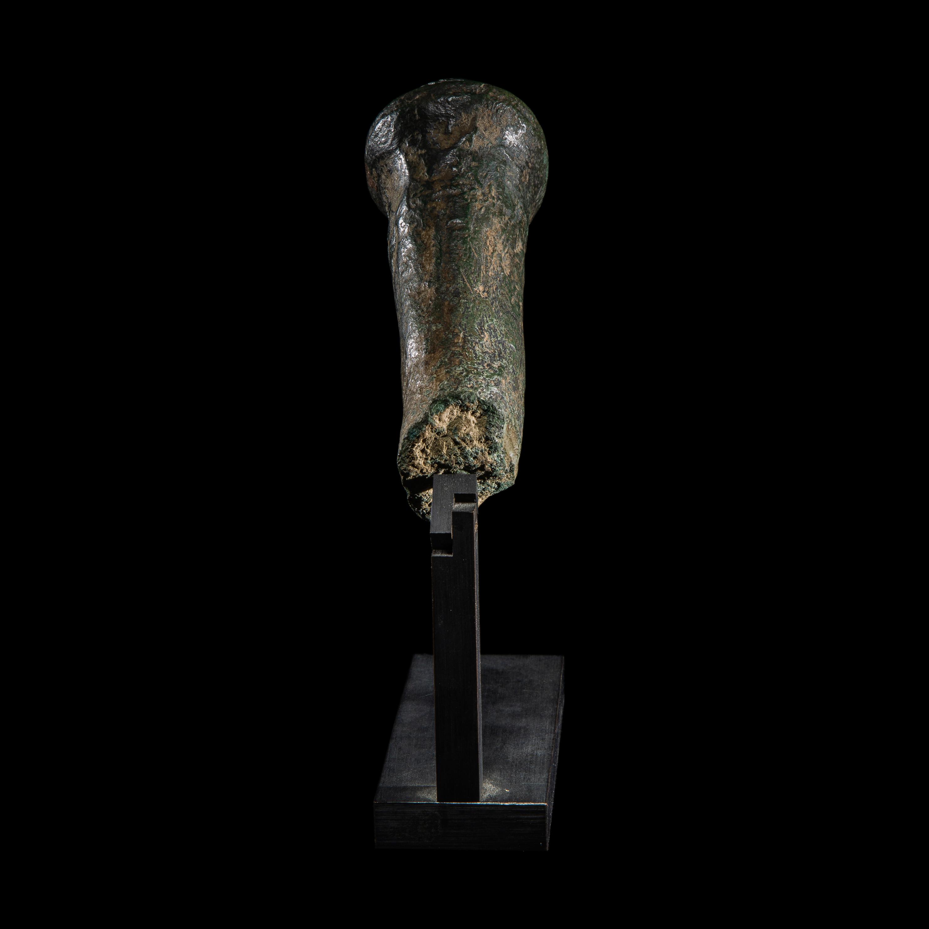A Roman Bronze Sword Hilt