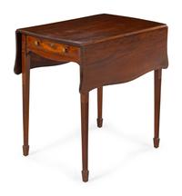 A George III Style Mahogany Pembroke Game Table