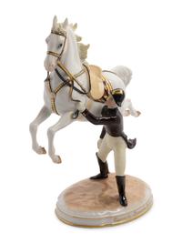 A Vienna Porcelain Spanish Riding School Figure