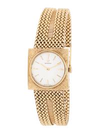 OMEGA, 14K YELLOW GOLD WATCH