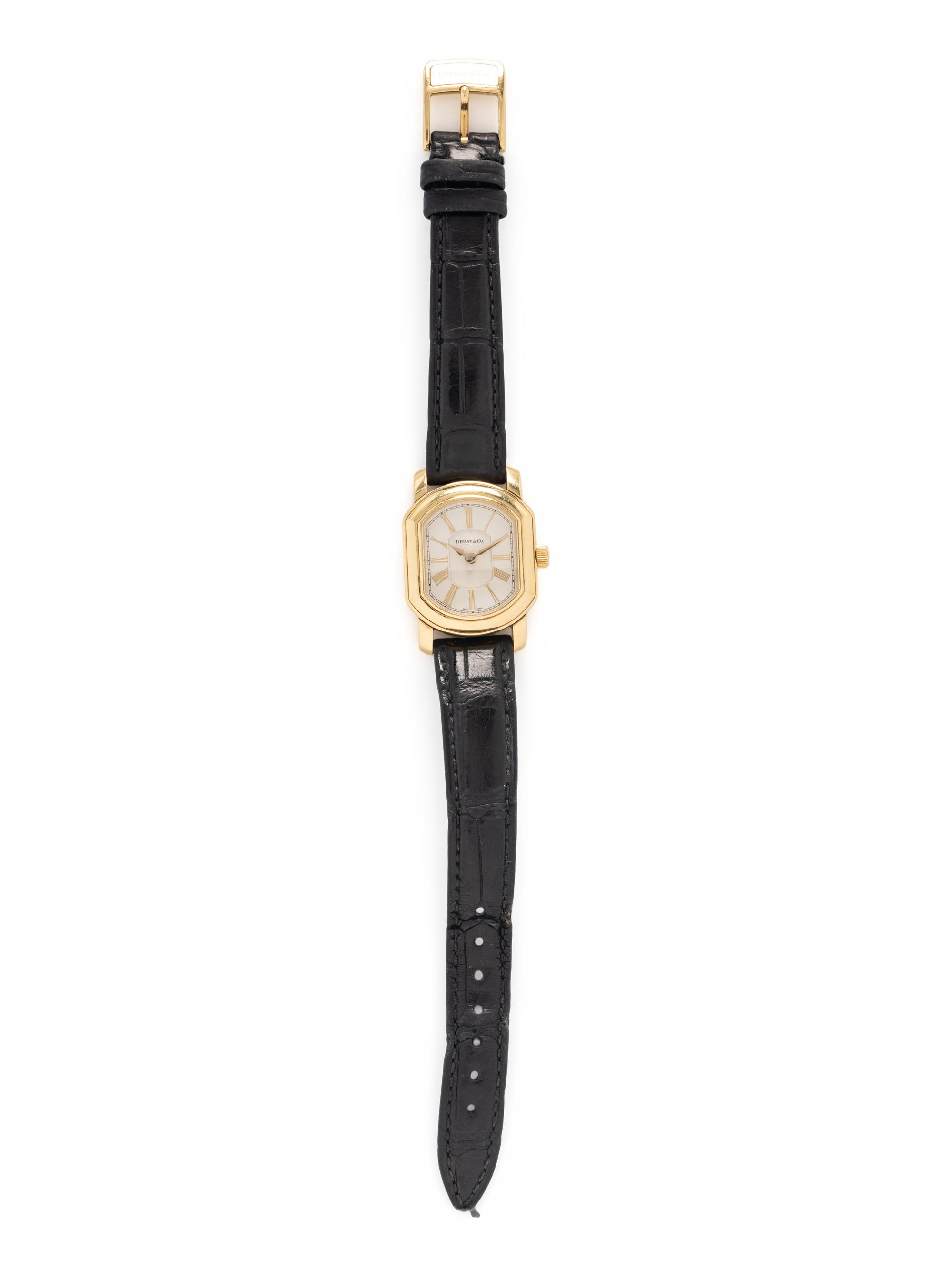 TIFFANY & CO., YELLOW GOLD WATCH