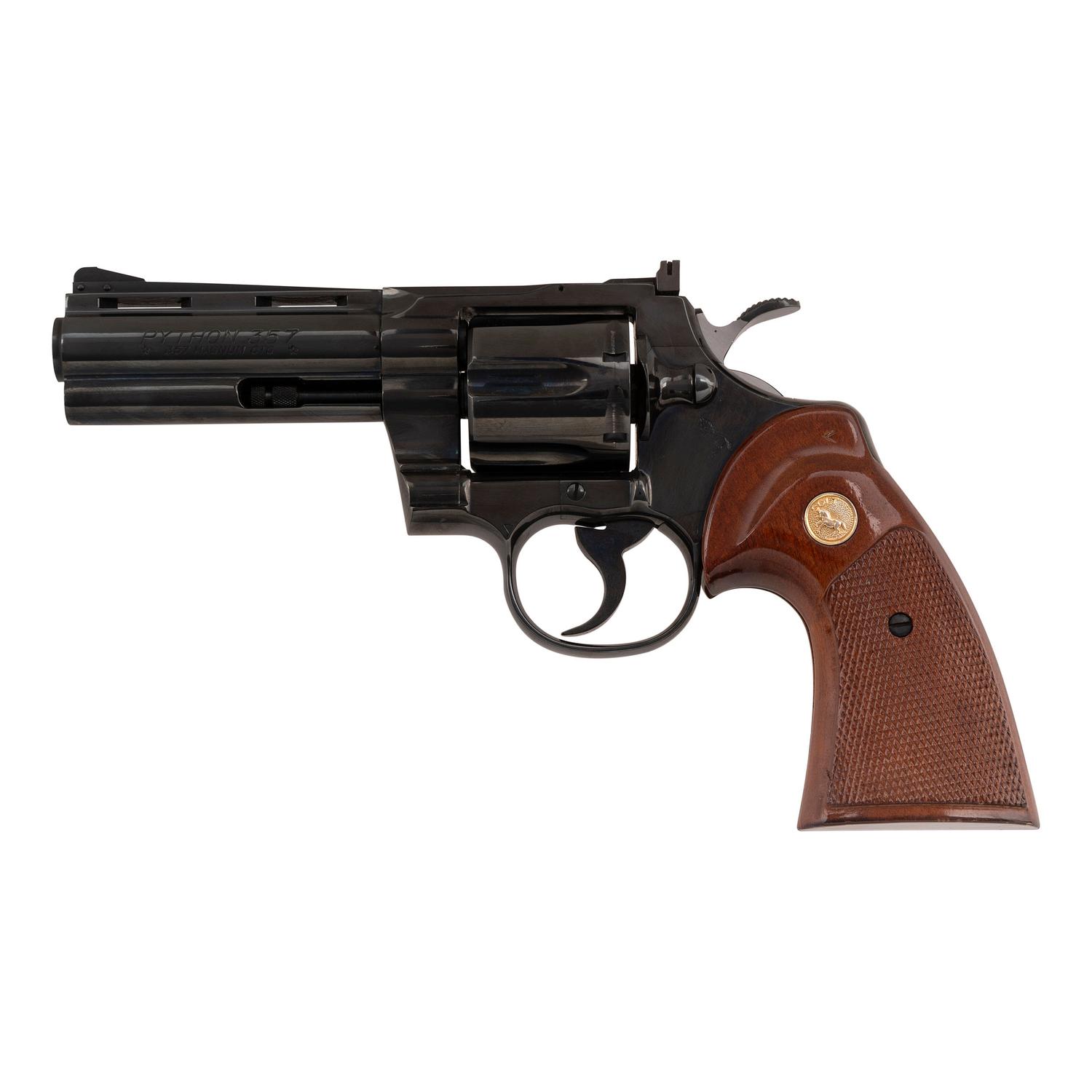 **Near Excellent Blued Colt Python Revolver with 4" Barrel
