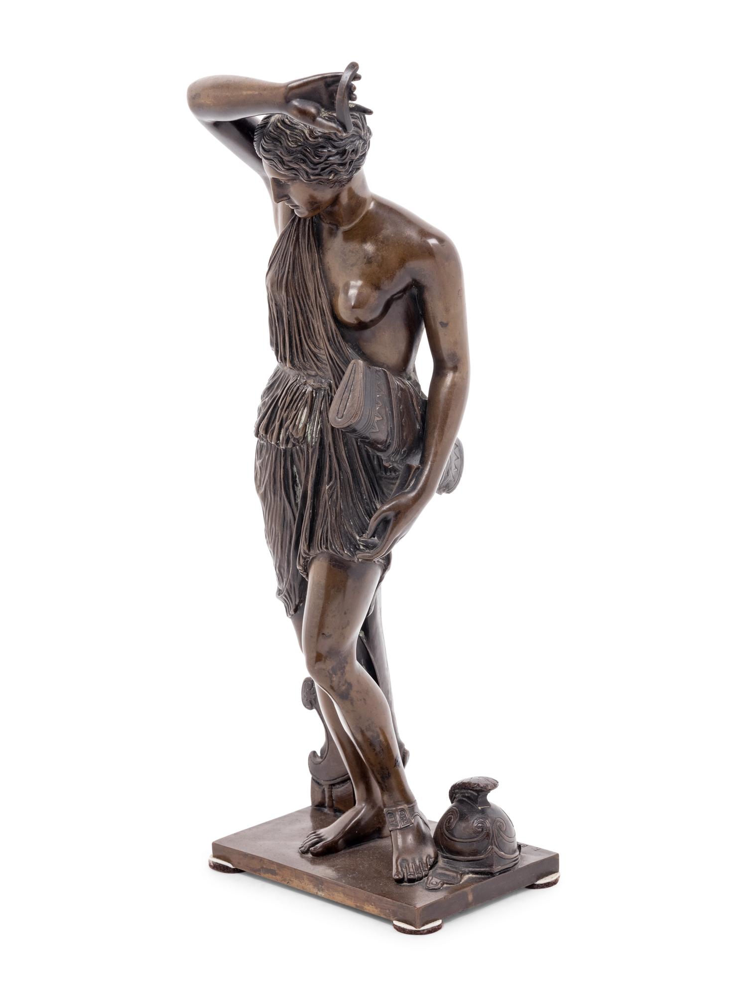 A French Bronze Figure of Diana