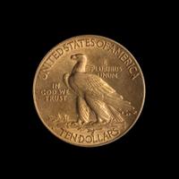 A United States 1914-D Indian Head $10 Gold Coin