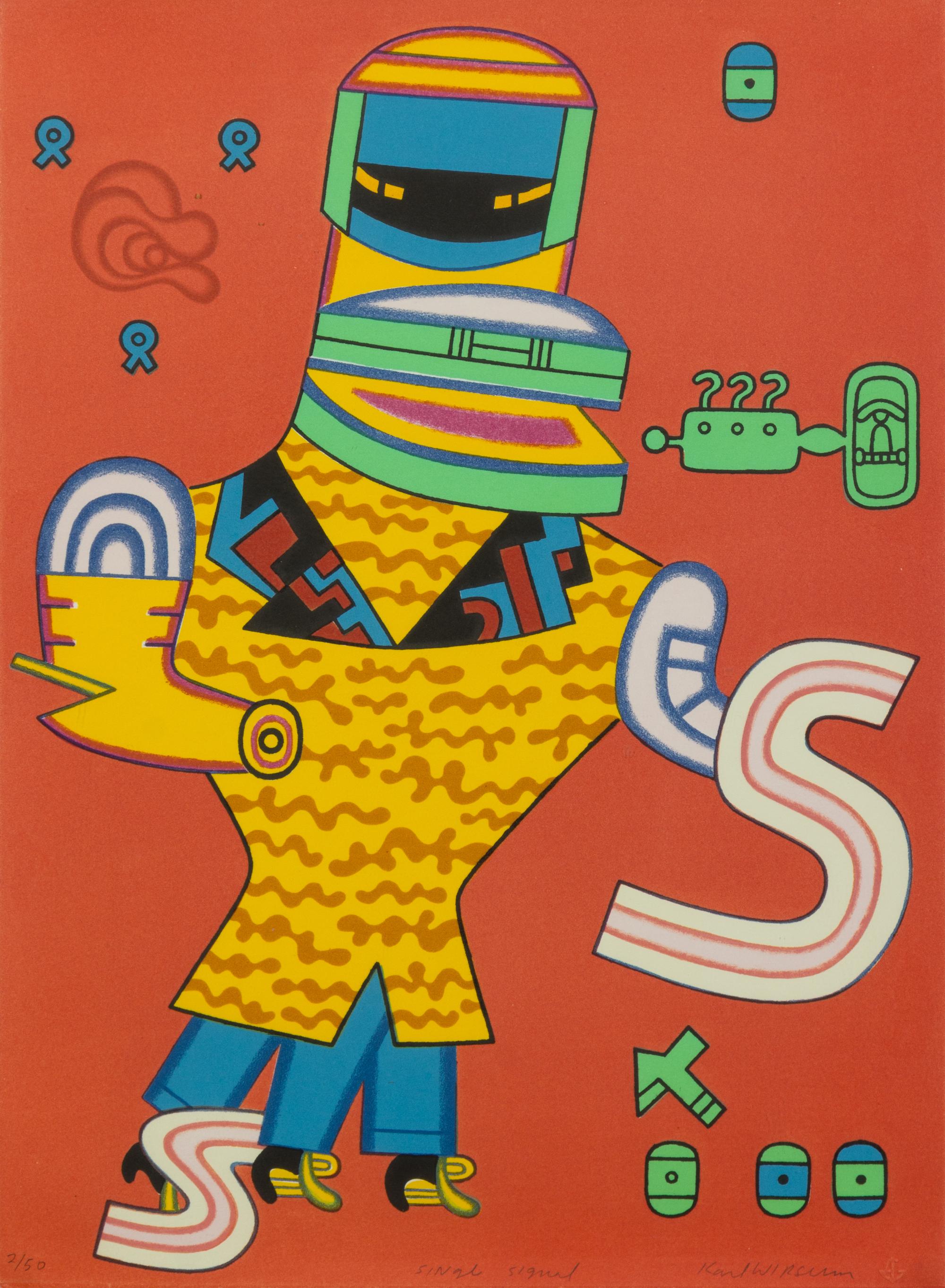 Karl Wirsum, (American, b. 1939), Single Signal