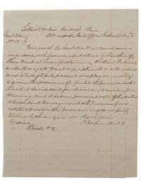 [CIVIL WAR]. COOPER, Samuel (1798-1876). Confederate General Orders signed by General Samuel Cooper.