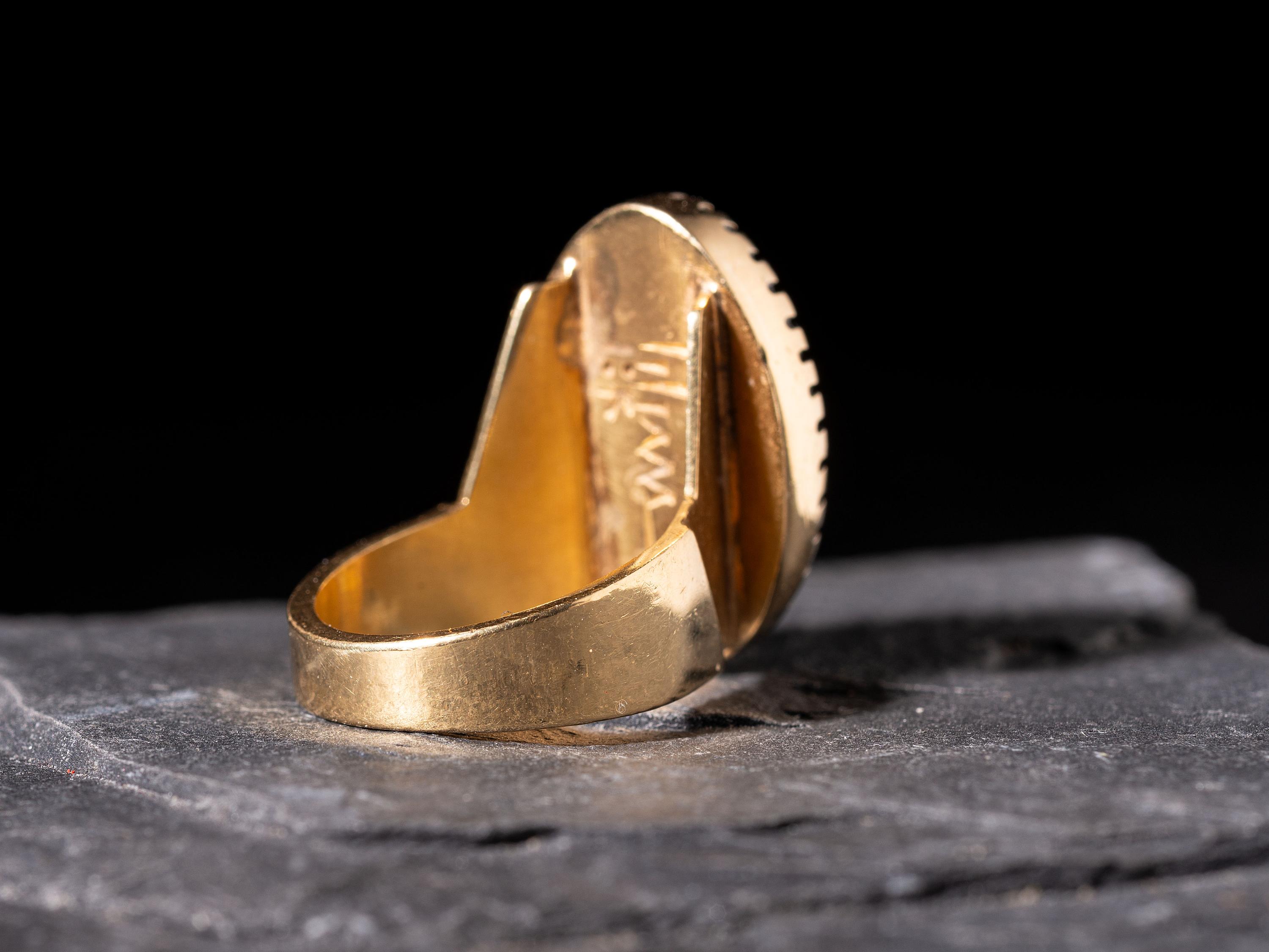 Lander Turquoise and 18K Gold Ring