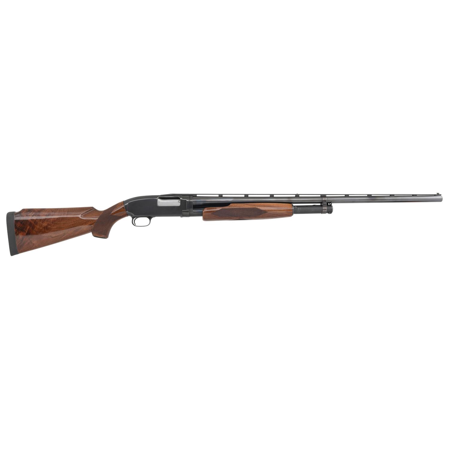 **Winchester Model 12 Shotgun with Factory Rib and Upgraded Wood