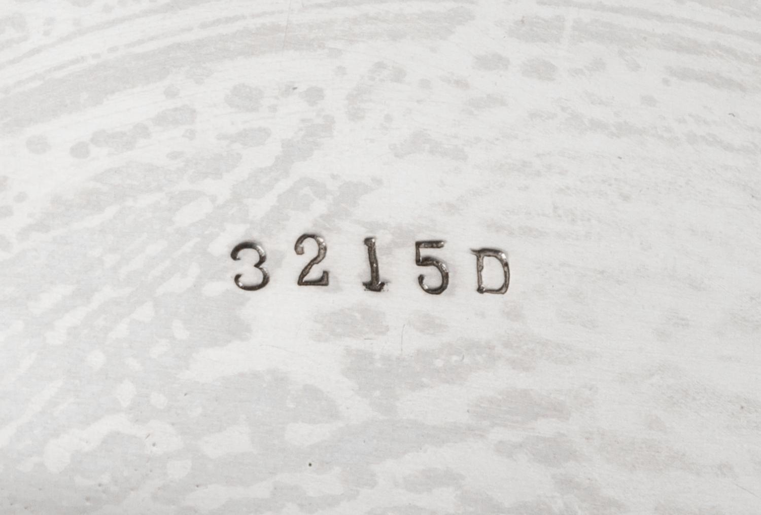 An American Silver Pierced Serving Tray, Mt. Vernon Co. Silversmiths Inc., Mount Vernon, NY, 1914-1923, of circular form, the border de