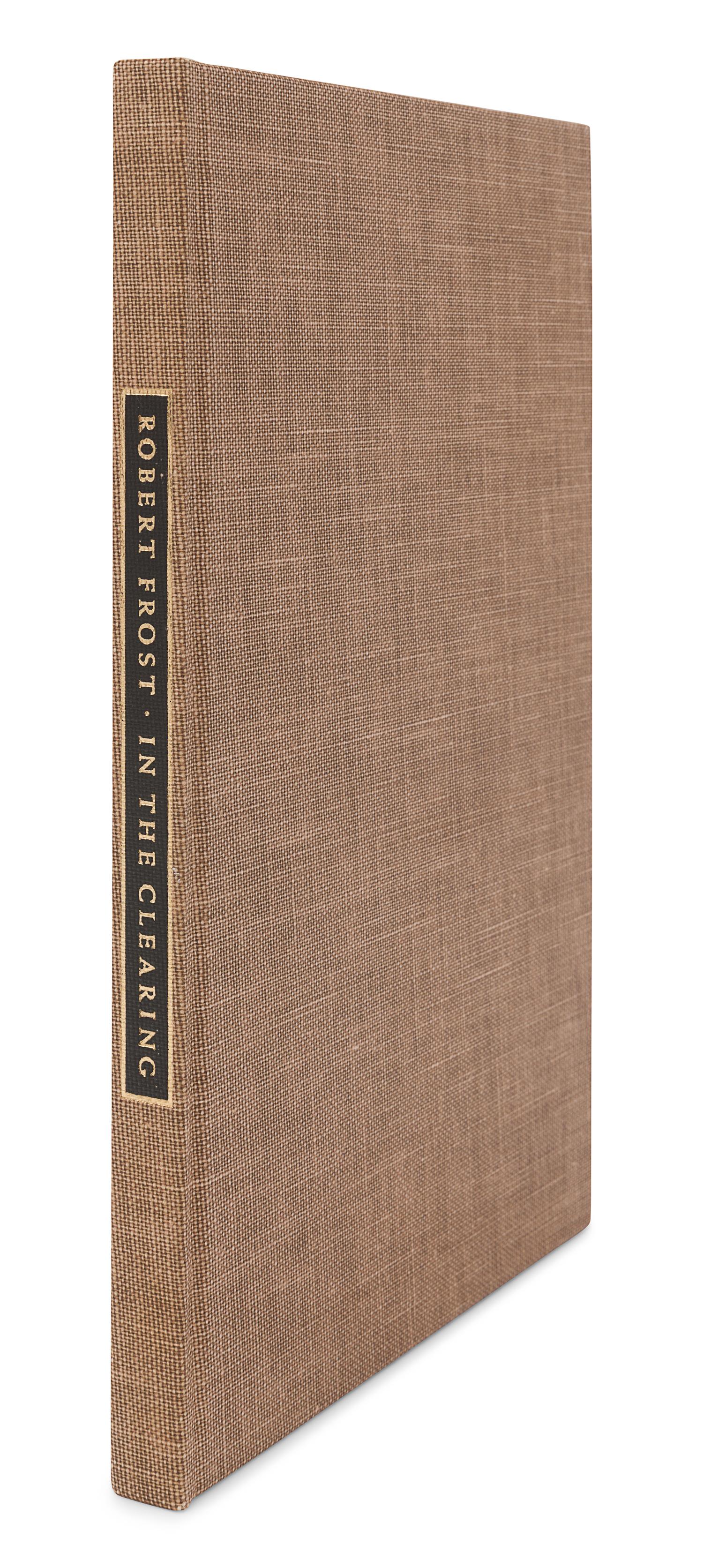 FROST, Robert (1874-1963). A group of 7 signed limited editions, comprising:
