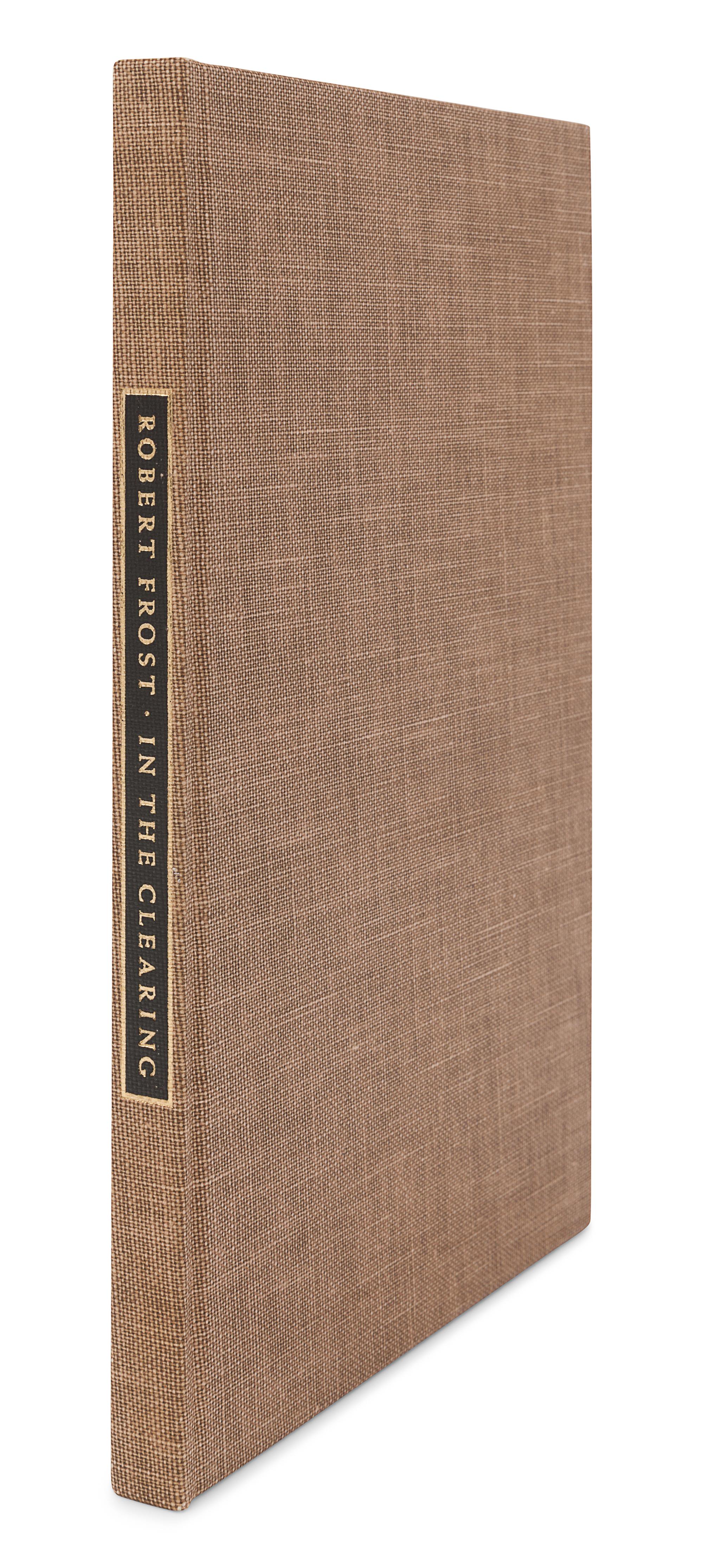 FROST, Robert (1874-1963). A group of 7 signed limited editions, comprising: