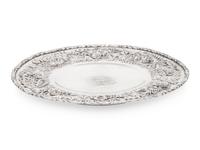 An S. Kirk and Son Repousse Silver Platter