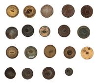 [MILITARIA] 25+ American buttons from the Estate of Carroll J. Delery III, incl. Civil War examples