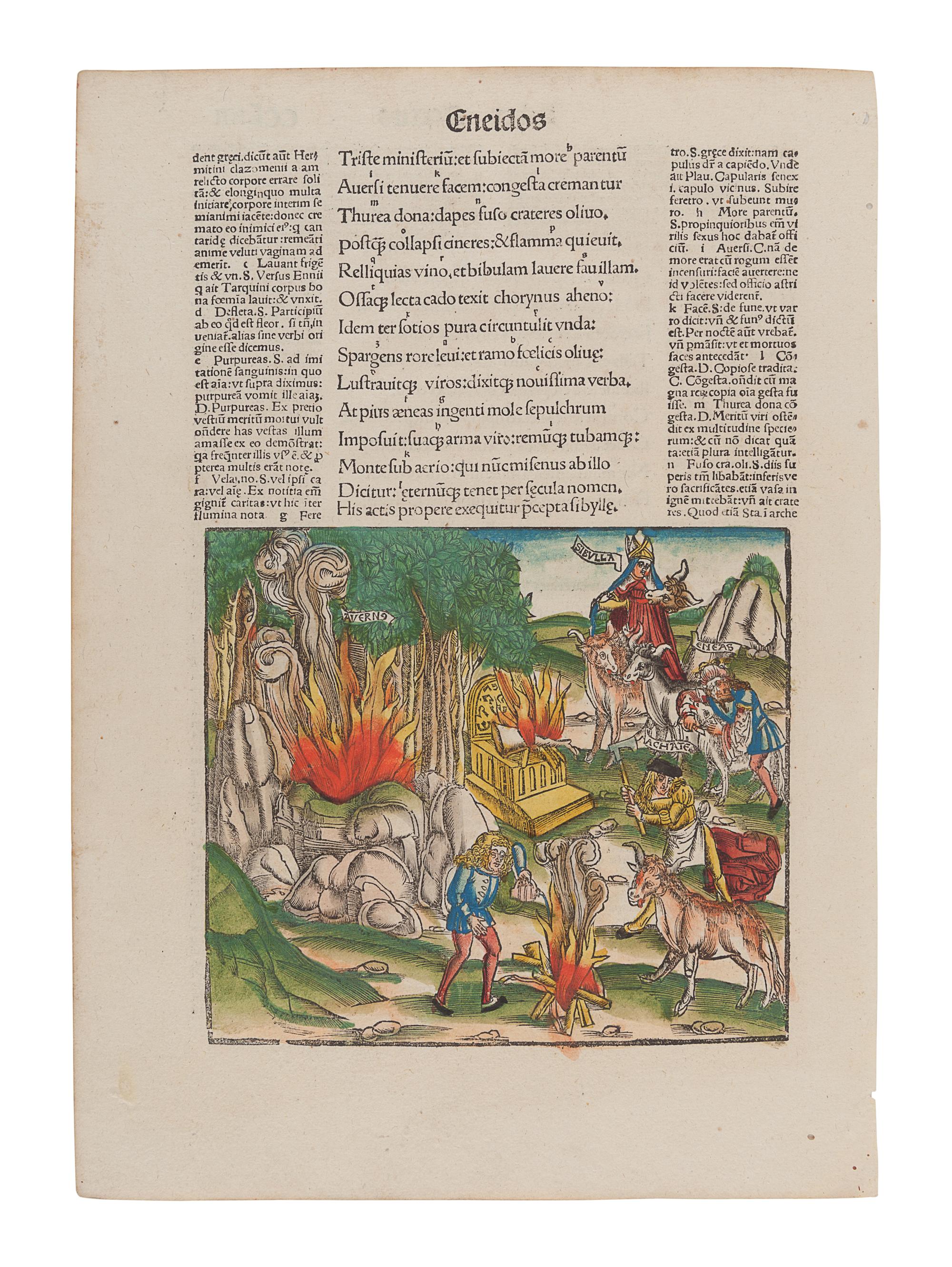 [BOOK ILLUSTRATION -- WOODCUTS]. -- [VERGILIUS MARO, Publius. Opera . Strassburg: Johannes Grüninger, 1502.]