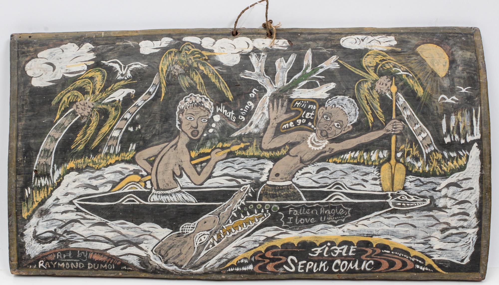 Raymond Dumoi, (Papua New Guinea, 20th Century), Fifle Sepik Comic