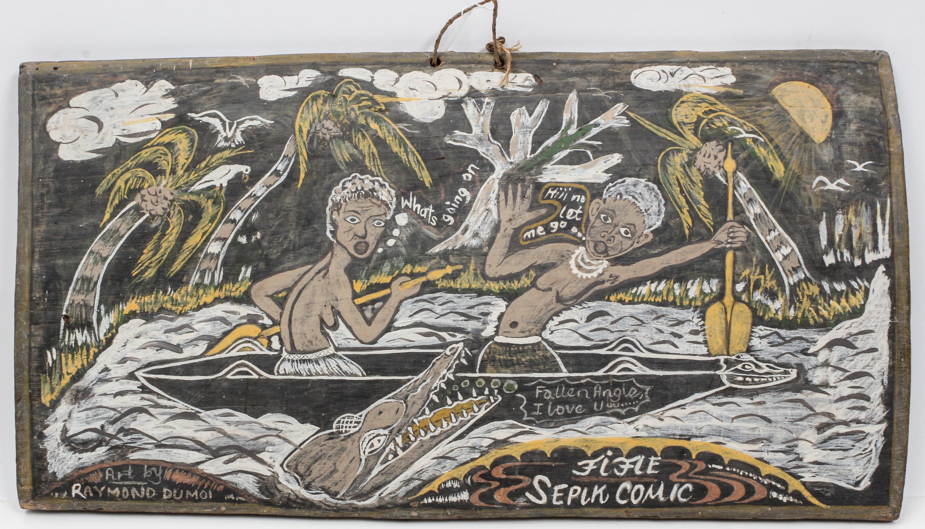 Raymond Dumoi, (Papua New Guinea, 20th Century), Fifle Sepik Comic