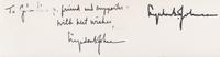 JOHNSON, LYNDON B. Large black and white photograph by Arnold Newman, signed and inscribed by Johnson. S.l., n.d.