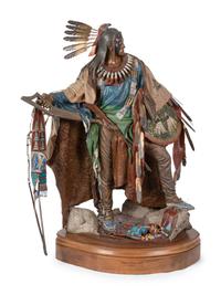 Dave McGary (American, 1958-2013) Bounty of Gray Hawk , Artist's Casting, 1997