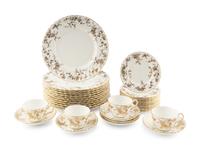 A Mintons Porcelain Dinner Service