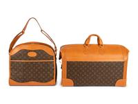 Two Louis Vuitton French Company Luggage Items, 1976-91