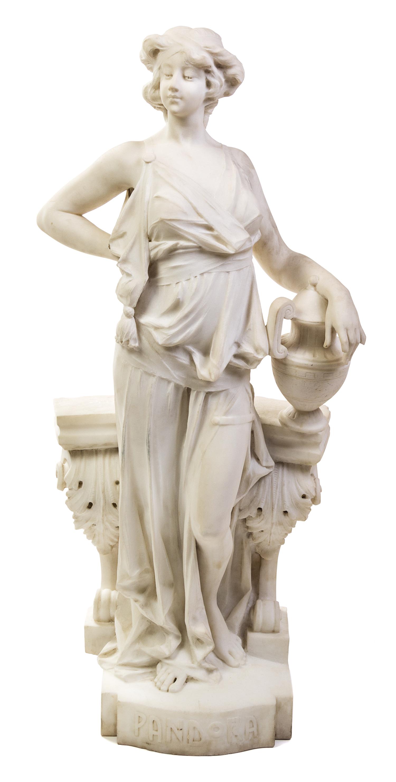Fratelli Romanelli, (Italian, 19th/20th Century), Pandora with an Urn